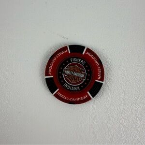 Harley-Davidson Fishers, Indiana 40th Anniversary Collectible Poker Chip